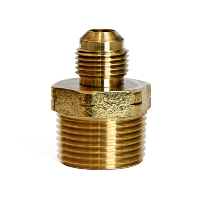 ATC 3/8 in. Flare X 3/4 in. D Male Brass Adapter (Pack of 5)