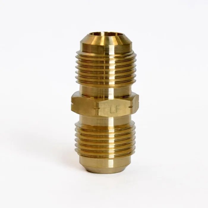 ATC 1/2 in. Flare X 1/2 in. D Flare Yellow Brass Union (Pack of 5)