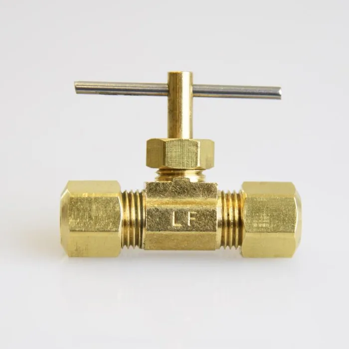 ATC 1/4 in. 1/4 in. Brass Needle Valve (Pack of 5)