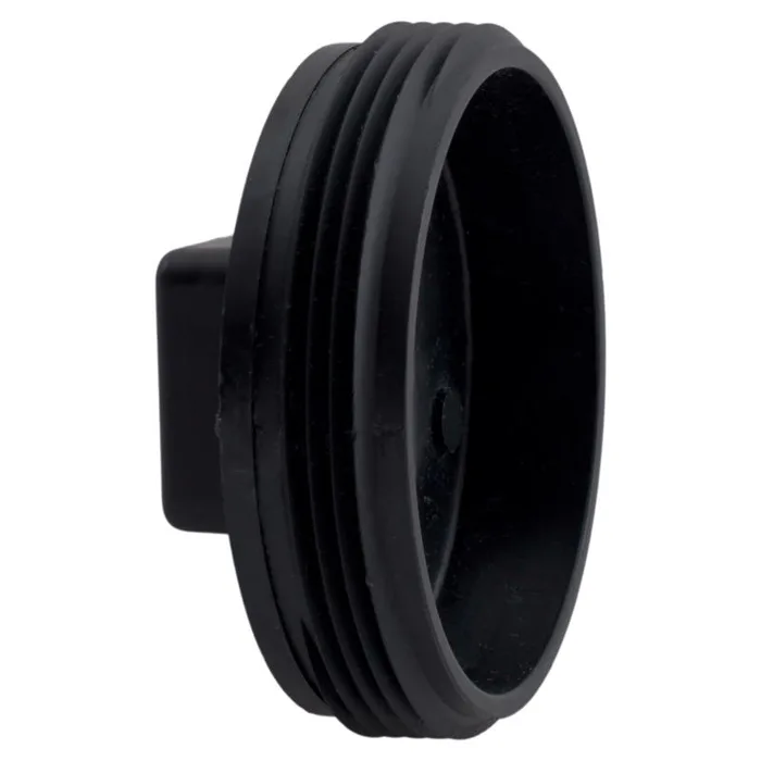 Charlotte Pipe 3-1/2 in. MPT X 3-1/2 in. D ABS Plug