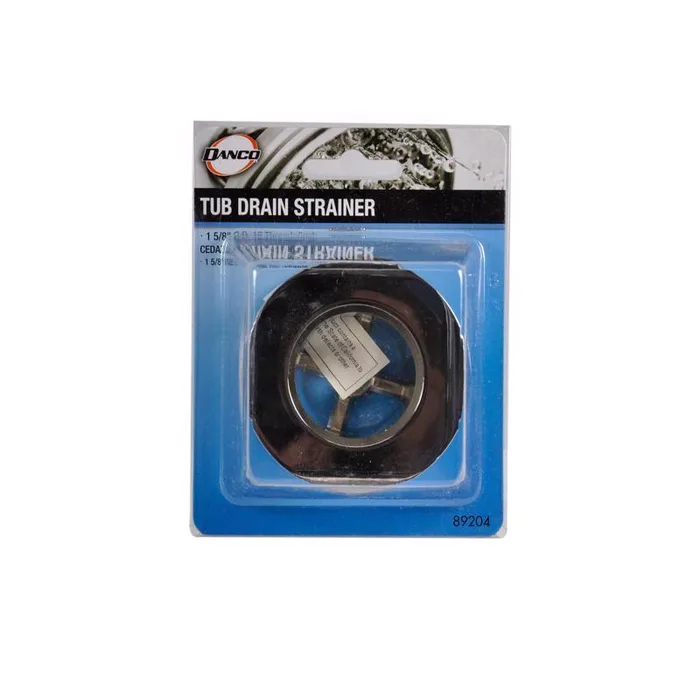 Danco 2-3/4 in. D Chrome Silver Brass Drain Strainer (Pack of 3)
