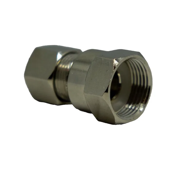 Anderson Metals 1/2 in. Female Compression in. X 3/8 in. D Compression Brass Adapter