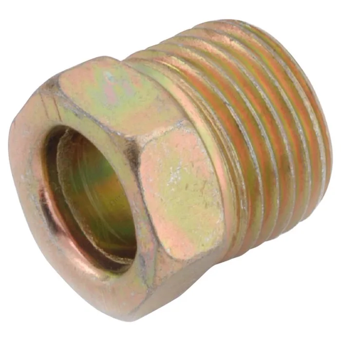 Anderson Metals 3/8 in. Female Flare in. Brass Inverted Flare Nut (Pack of 5)