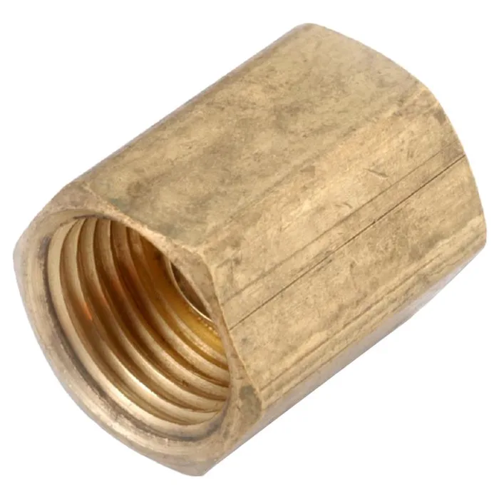 Anderson Metals 3/8 in. Inverted Flare in. Brass Union (Pack of 5)