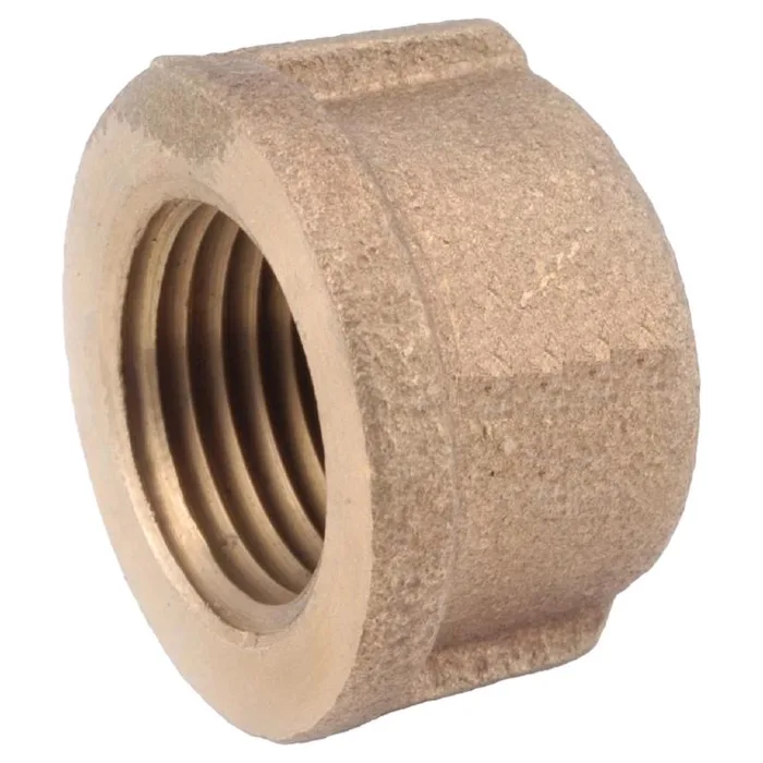 Anderson Metals 1 in. FPT in. X 1 in. D Brass Cap (Pack of 5)