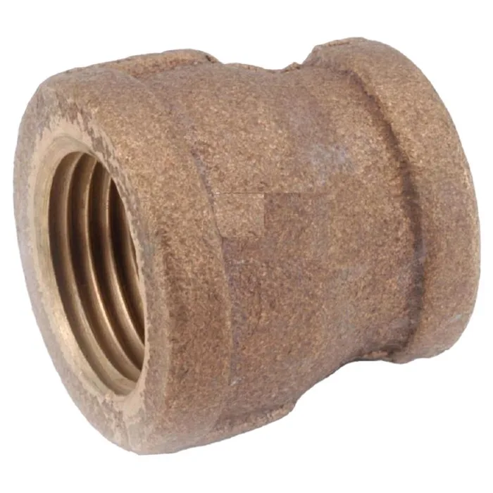 Anderson Metals 1 in. FIP in. X 3/4 in. D FIP Brass Reducing Coupling (Pack of 5)