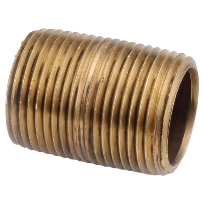 Anderson Metals 3/4 in. MIP in. Brass Nipple 5-1/2 in. L (Pack of 5)