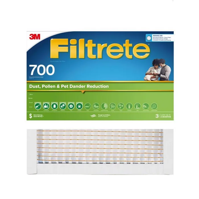 Filtrete 14 in. W X 14 in. H X 1 in. Polypropylene 700 MPR Pleated Air Filter 1 pk (Pack of 4)