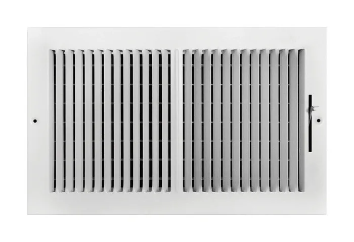 Tru Aire 8 in. H X 14 in. W 2-Way Powder Coat White Steel Wall/Ceiling Register