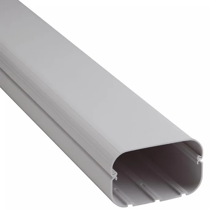 Slimduct Line Set Covers 78 in. W X 3.25 in. H White (Pack of 5)