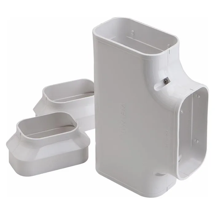 Slimduct Line Set Covers 9.88 in. W X 3 in. H White (Pack of 5)