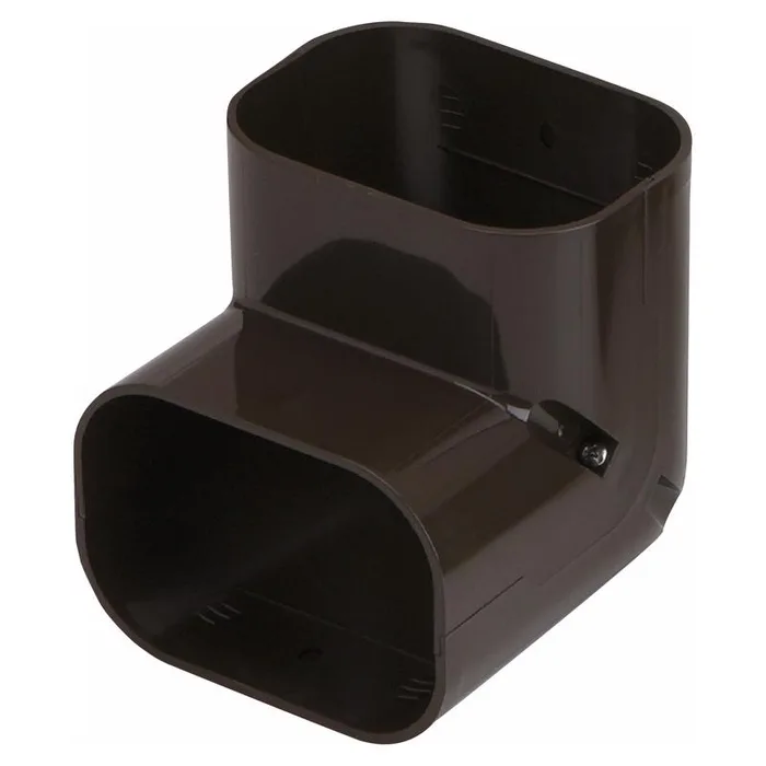 Slimduct Line Set Covers 4.63 in. W X 4.63 in. H Brown
