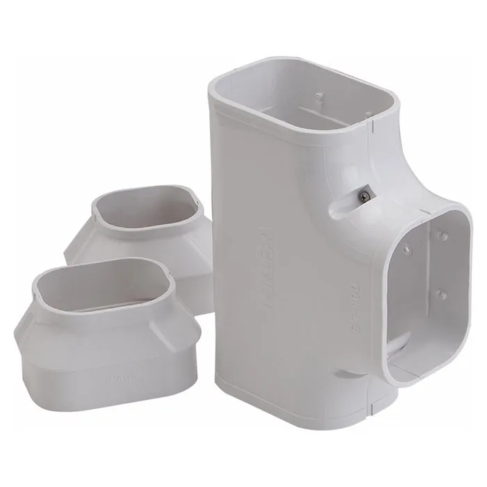 Slimduct Line Set Covers 7.88 in. W X 3 in. H White (Pack of 10)