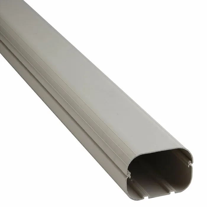 Slimduct Line Set Covers 78 in. W X 2.75 in. H Ivory (Pack of 5)