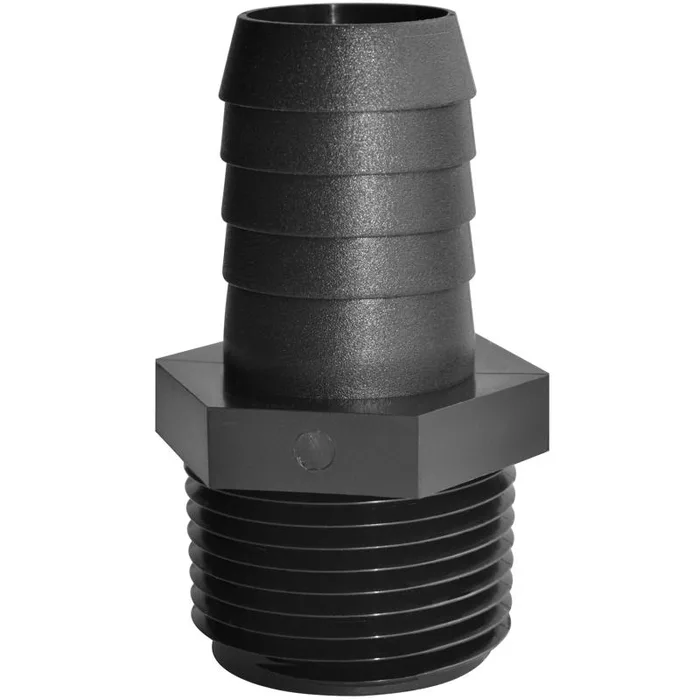 Green Leaf 3/4 in. MPT X 1/2 in. D Barb Polypropylene Hose Adapter 1 pk