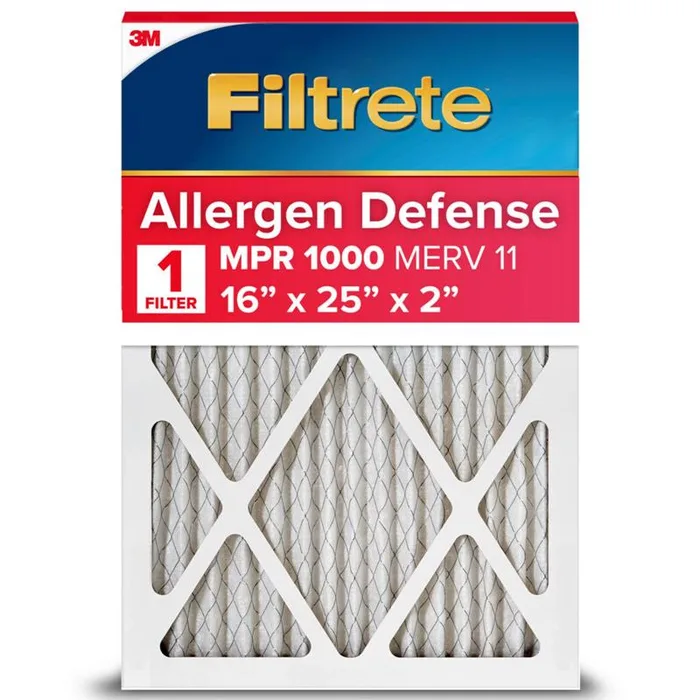 Filtrete 16 in. W X 25 in. H X 2 in. Polypropylene 1000 MPR Pleated Air Filter 1 pk (Pack of 4)