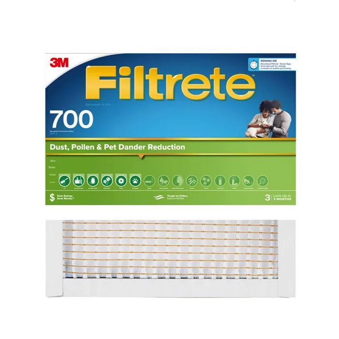 Filtrete 22 in. W X 22 in. H X 1 in. Polypropylene 700 MPR Pleated Air Filter 1 pk (Pack of 4)
