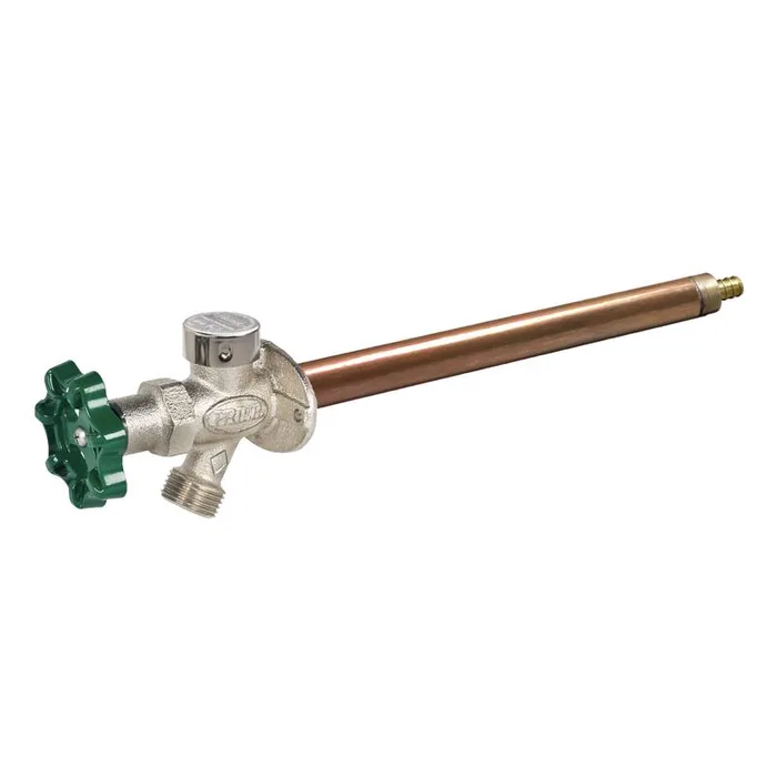 Prier 1/2 in. Crimp PEX in. Anti-Siphon Brass Freezeless Wall Hydrant