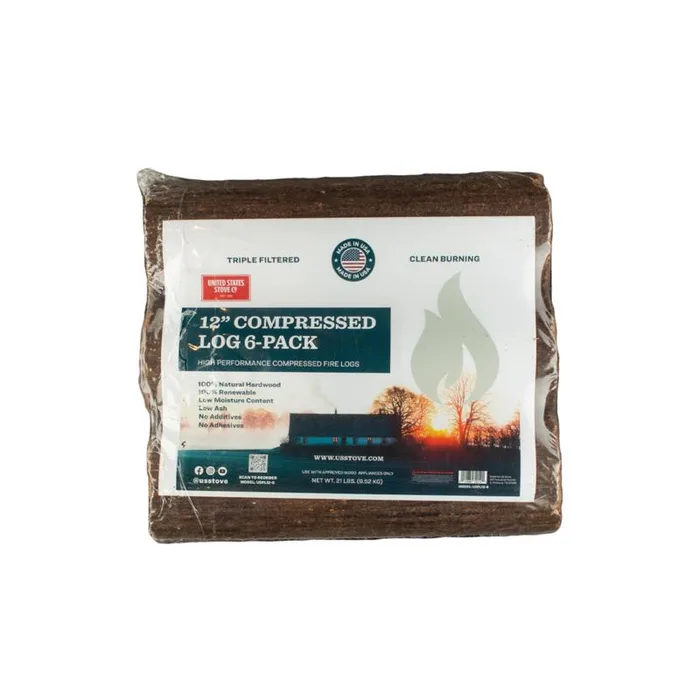 US Stove Assorted Firewood 3 hr 6 pk