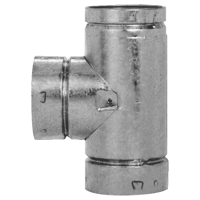 Selkirk 6 in. D X 10.5 in. L Aluminum/Galvanized Steel Round Gas Vent Pipe (Pack of 6)