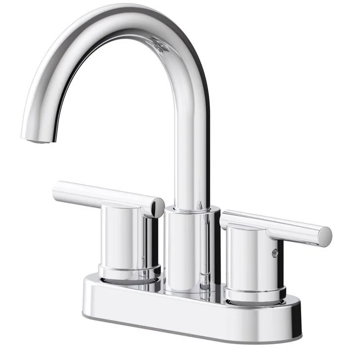 Oakbrook Collection Alexis Chrome Modern Centerset Bathroom Sink Faucet 4 in.