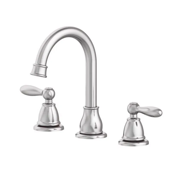 Oakbrook Collection Jennifer Brushed Nickel Traditional Widespread Bathroom Sink Faucet 8 in.