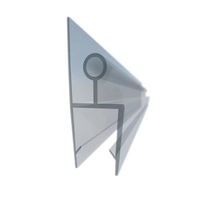 The Water Stopper 48 in. H X 2 in. W Clear Shower Door Sweep (Pack of 10)