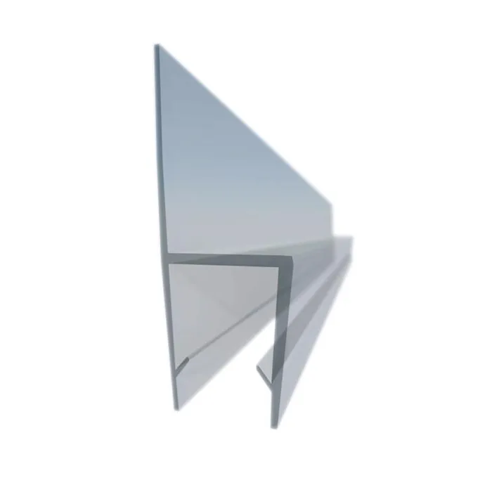 The Water Stopper 72 in. H X 2 in. W Clear Shower Door Sweep (Pack of 5)