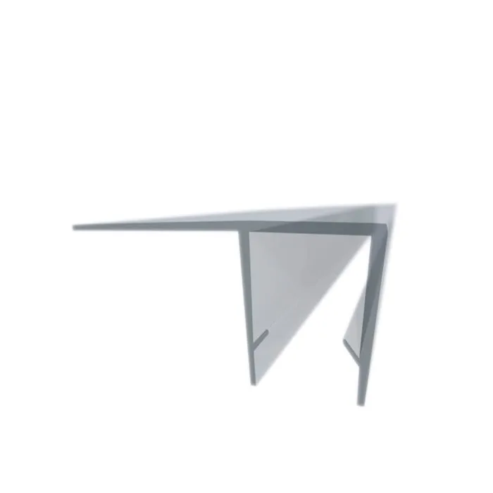 The Water Stopper 72 in. H X 2 in. W Clear Shower Door Sweep (Pack of 5)