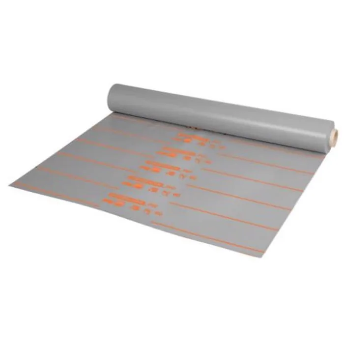 IPS 6 ft. W X 6 ft. L Gray Shower Pan Liner