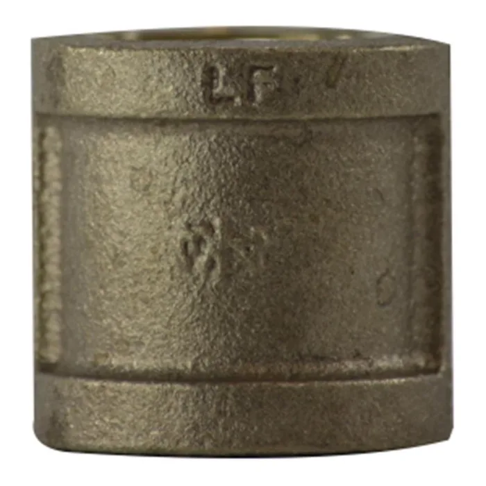 Anderson Metals 1-1/4 in. FPT in. X 1-1/4 in. D FPT Red Brass Coupling