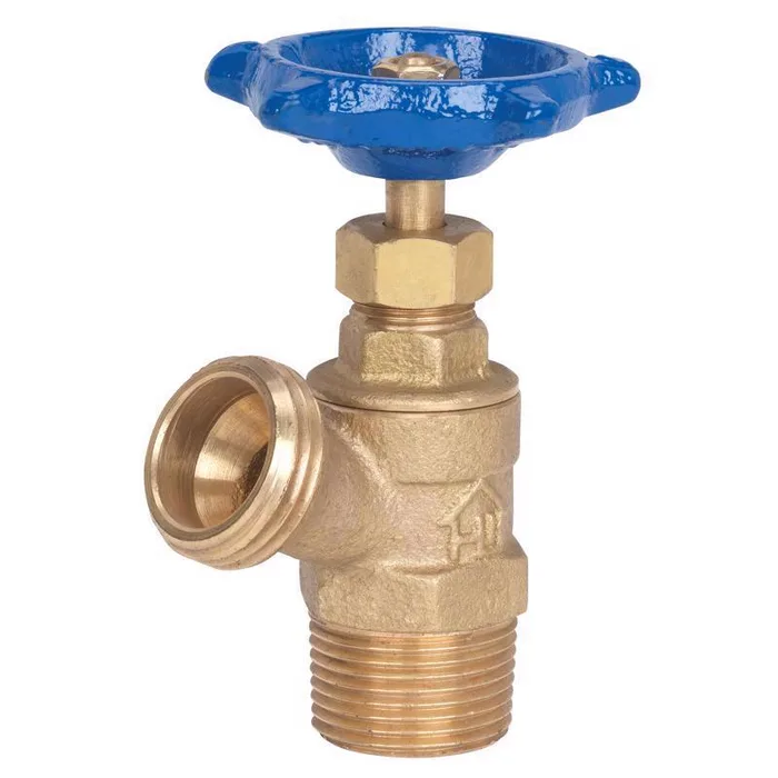 Homewerks 3/4 in. MIP in. X 3/4 in. Garden Hose Thread Brass Boiler Drain