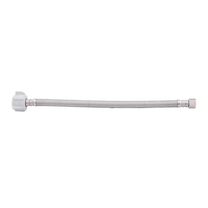BrassCraft Plumbshop 3/8 in. Compression pc X 7/8 in. D Ballcock 12 in. Braided Stainless Steel Supp