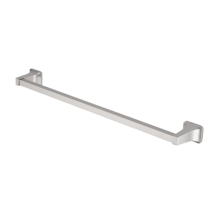 OakBrook Collection Brushed Nickel Towel Bar 25 in. L Die Cast Zinc