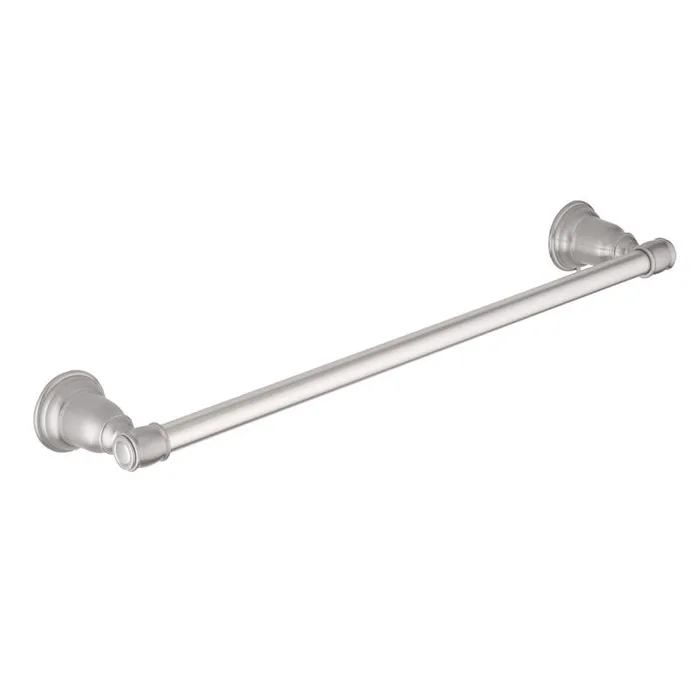 OakBrook Collection Brushed Nickel Towel Bar 18 in. L Die Cast Zinc