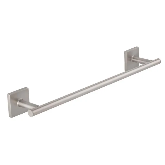 OakBrook Collection Brushed Nickel Towel Bar 18 in. L Die Cast Zinc