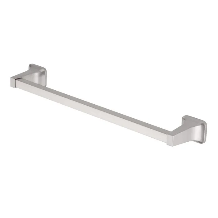 OakBrook Collection Brushed Nickel Towel Bar 18 in. L Die Cast Zinc