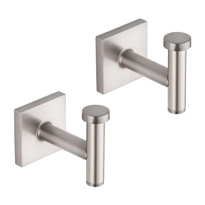 OakBrook Collection Brushed Nickel Bath Hook
