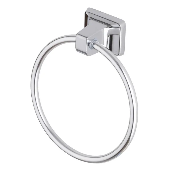 OakBrook Collection Chrome Towel Ring Die Cast Zinc