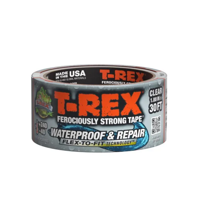 Shurtape T-Rex 1.88 in. W X 30 ft. L Clear Waterproof Repair Tape (Pack of 6)