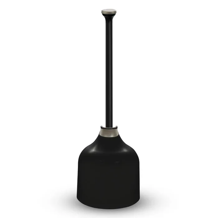 Korky Toilet Plunger and Caddy 13.75 in. L X 6 in. D (Pack of 4)