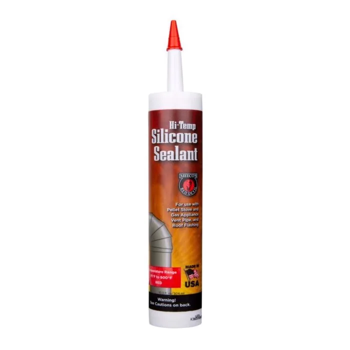 MEECO'S RED DEVIL High Heat Silicone Sealant