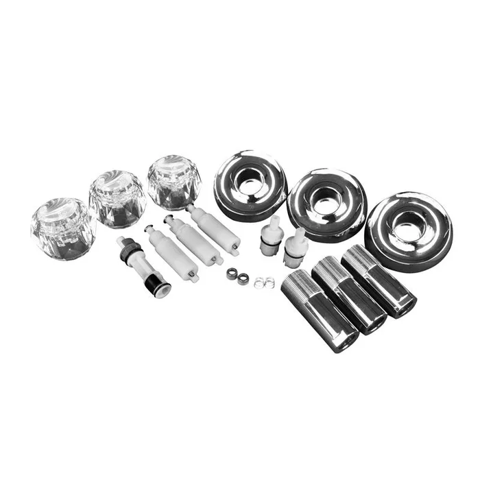 Danco For Delta Chrome Tub and Shower 3-Handle Remodeling Kit