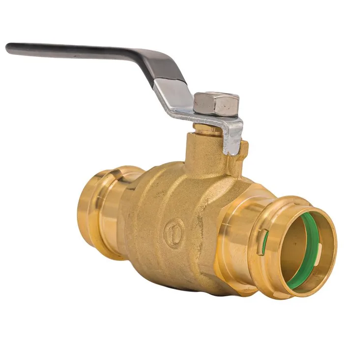 QuickFitting 1 in. Brass Press Ball Valve