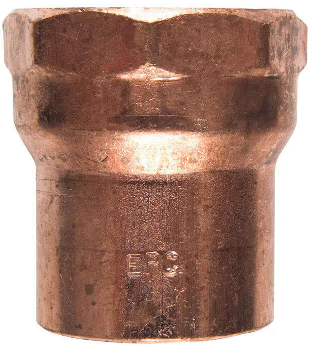 NIBCO 1-1/2 in. CTS X 1-1/2 in. D CTS/Press Copper Adapter 1 pk