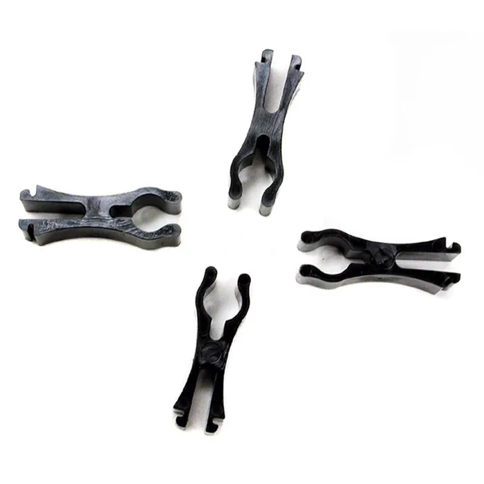 Dial Black Plastic Tube Retainer Clip