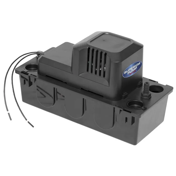 Superior Pump 88 gph Thermoplastic Switchless Switch Condensate Removal Pump