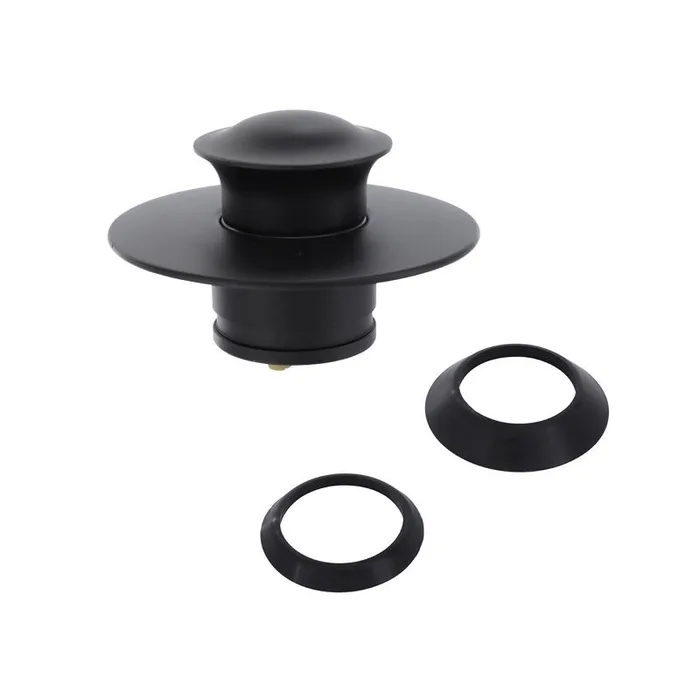 Danco 3 in. Matte Black Round Drain Cover