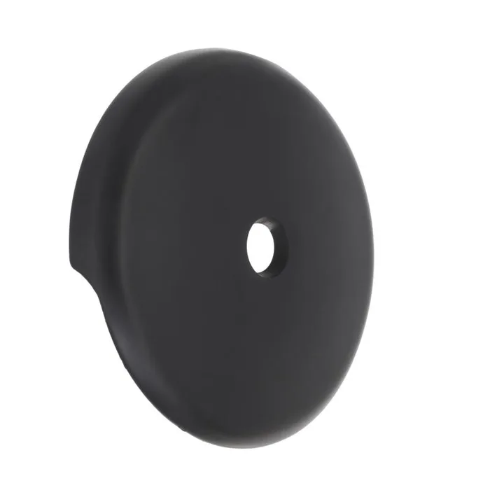 Danco 3 in. Matte Black Round Plastic Overflow Plate