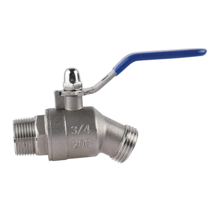 Homewerks 3/4 in. MIP in. X 3/4 in. Garden Hose Thread Stainless Steel Hose Bibb